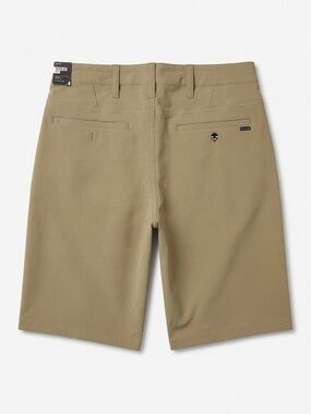 Hurley Nike Dri-Fit Khaki Hybrid Shorts Youth Size 16 Regular Fit Like New Tags